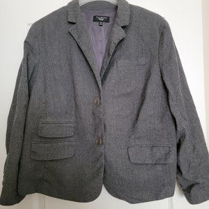 Talbots Gray Suit Jacket Size 18W